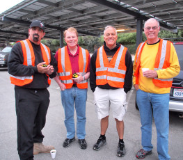 Rich, Brian, Steve & Steve - parking lot staff